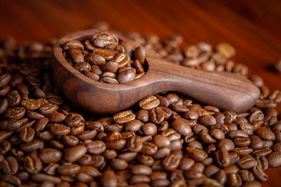 Little Dipper dark roast coffee beans
